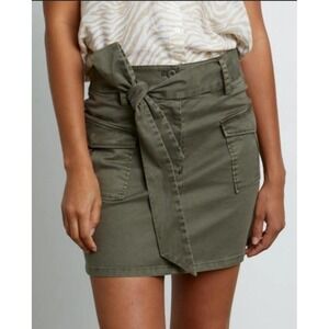 Rails Grunge‎ Olive Green Military Utility Skirt Streetwear Androgynus Academia